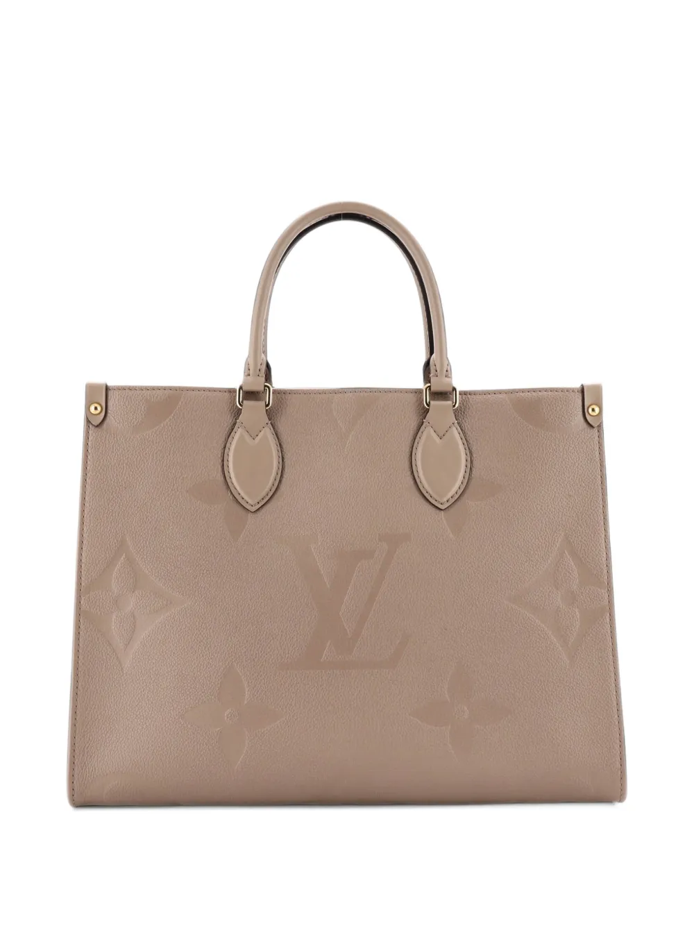 Louis Vuitton Pre-Owned OnTheGo Monogram Empreinte Giant MM Tote Bag - Nude