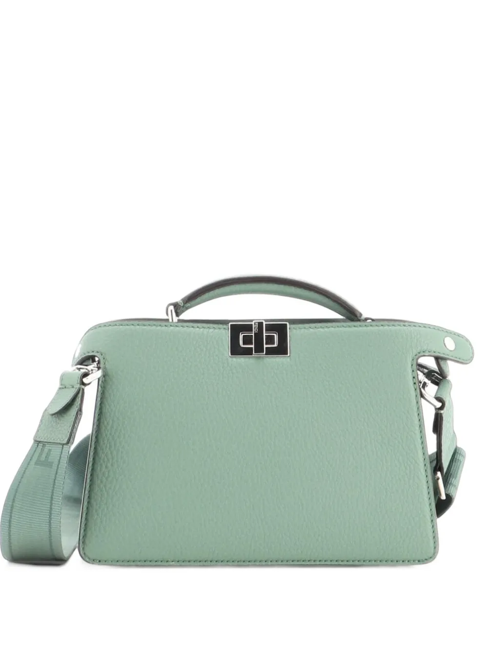 Fendi Pre-Owned Peekaboo ISeeU XCross Bag Leather shoulder bag - Grün