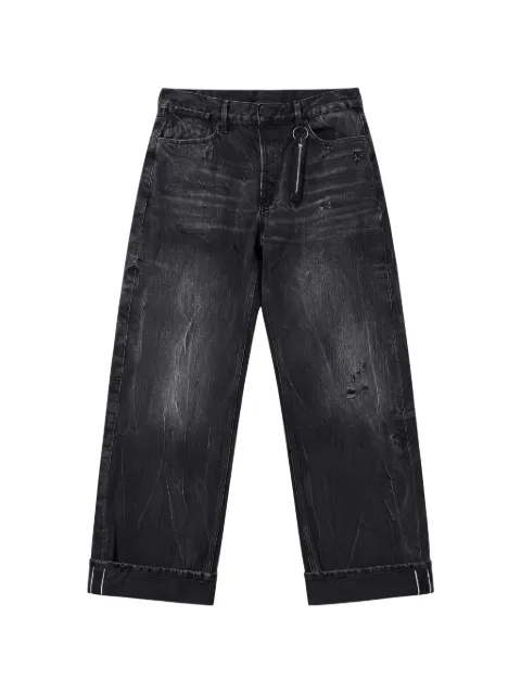 G-Star RAW Deeggie distressed relaxed-straight jeans