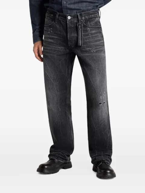 G-Star RAW Deeggie distressed relaxed-straight jeans