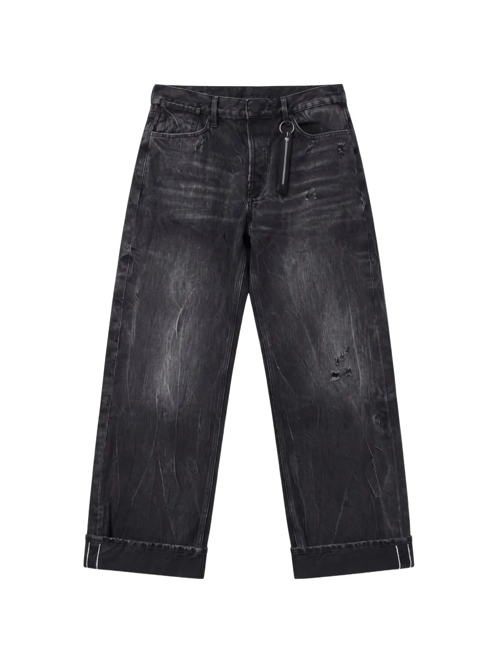 G-Star RAW Deeggie distressed relaxed-straight jeans - Nero