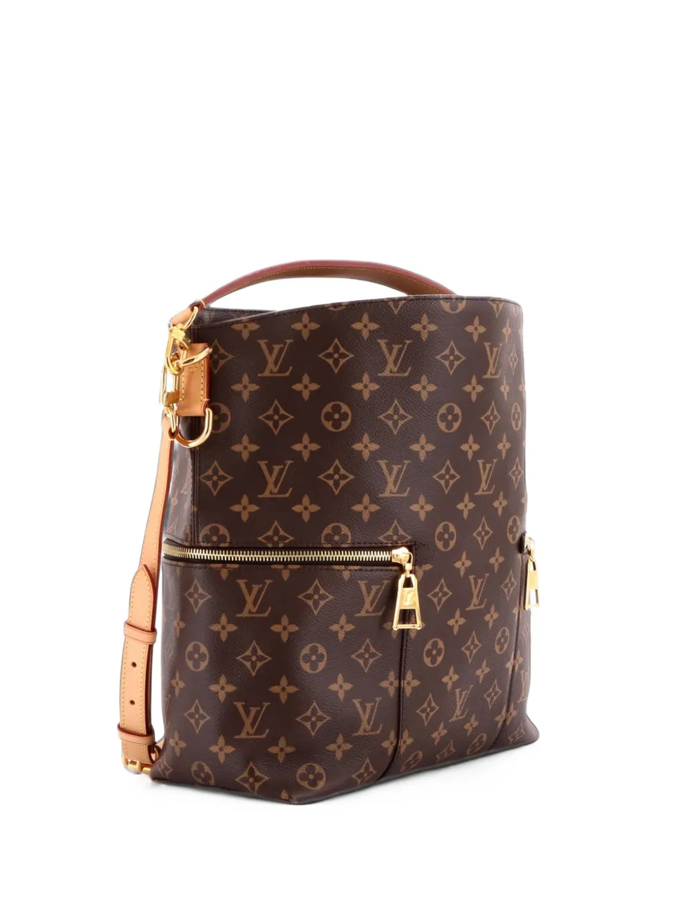 Louis Vuitton Pre-Owned Melie Handbag Monogram Canvas hobo bag - Marrone