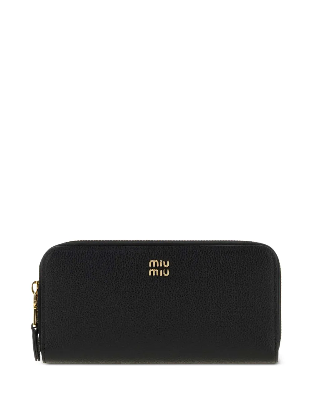 Miu Miu Large leather wallet - Nero