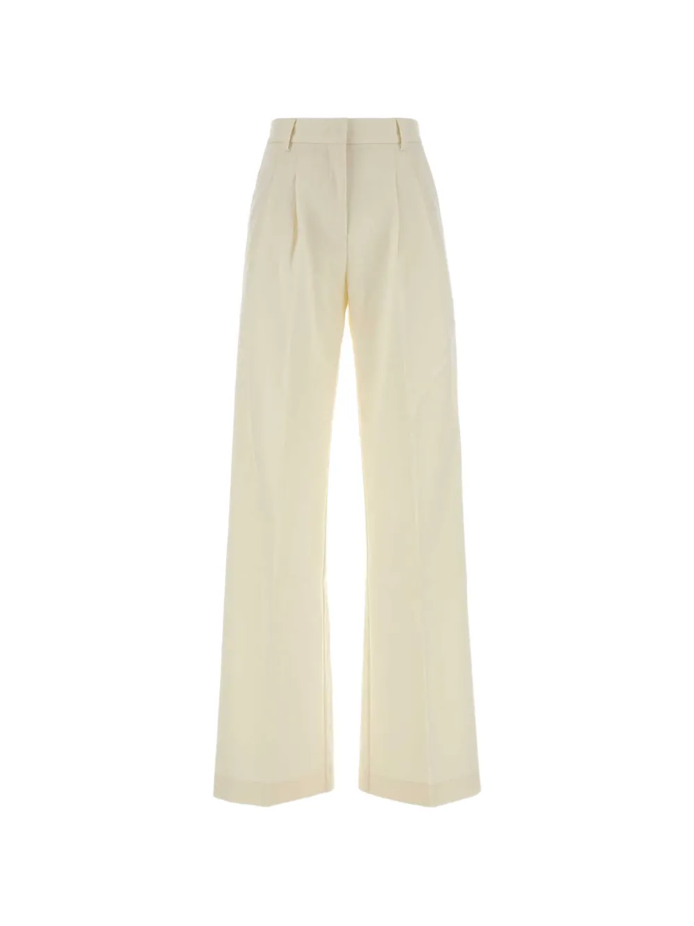 THE ANDAMANE Nathalie wide-leg trousers Beige
