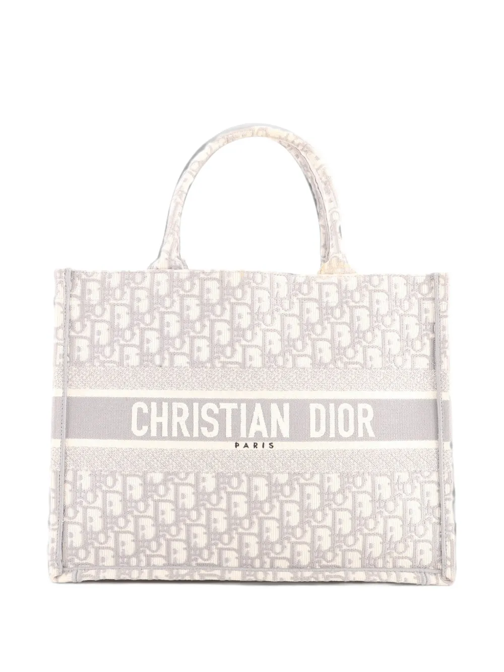 Christian Dior Pre-Owned Book Oblique Canvas Medium tote bag - Grau