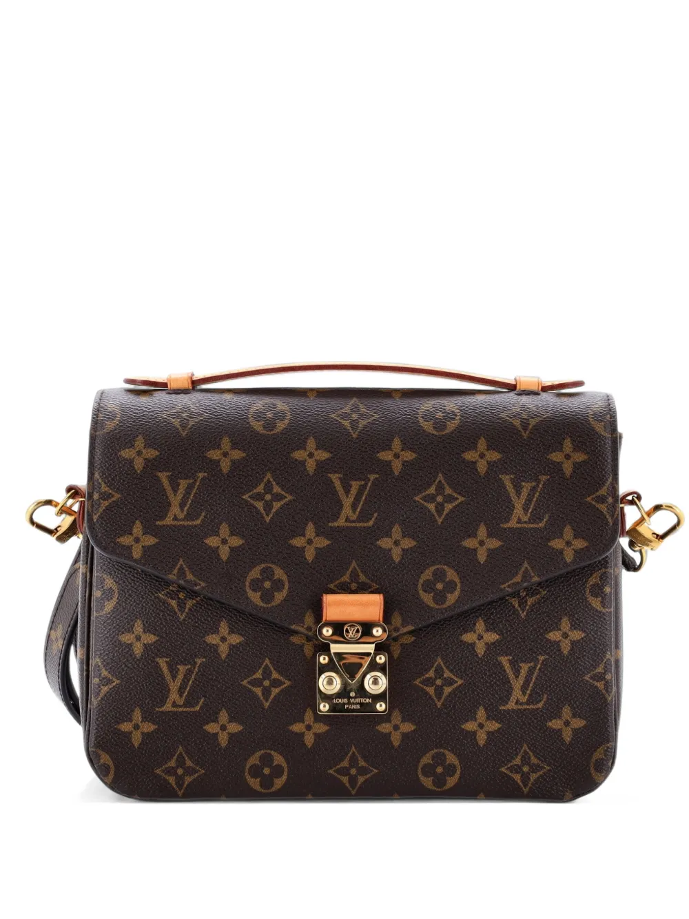 Louis Vuitton Pre-Owned Pochette Metis Monogram Canvas crossbody bag - Marron