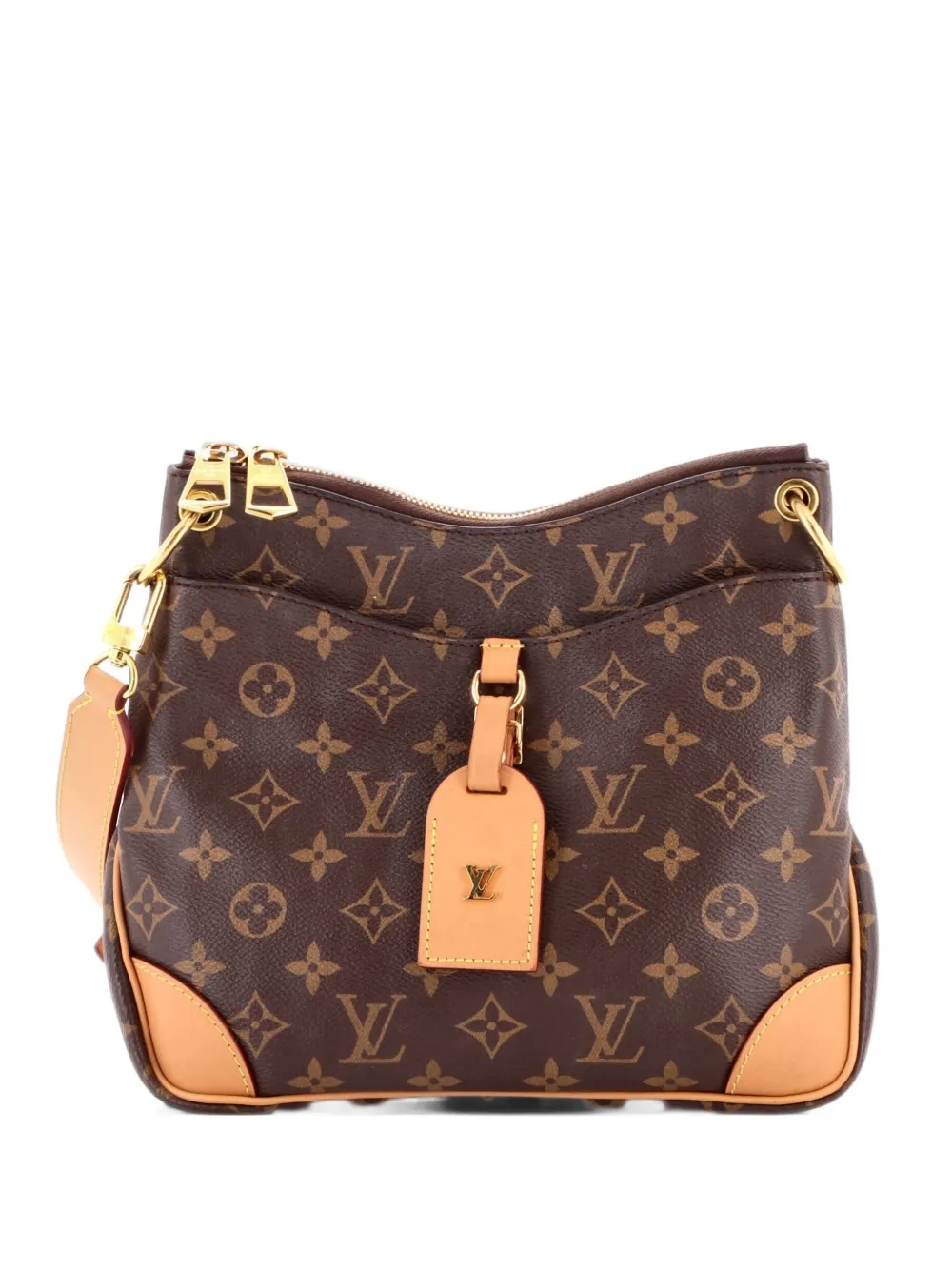 Louis Vuitton Pre-Owned Odeon NM Handbag Monogram Canvas PM crossbody bag - Marrone