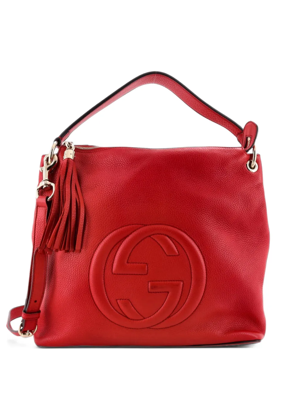 Gucci Pre-Owned Soho Convertible Leather Large hobo bag - Red