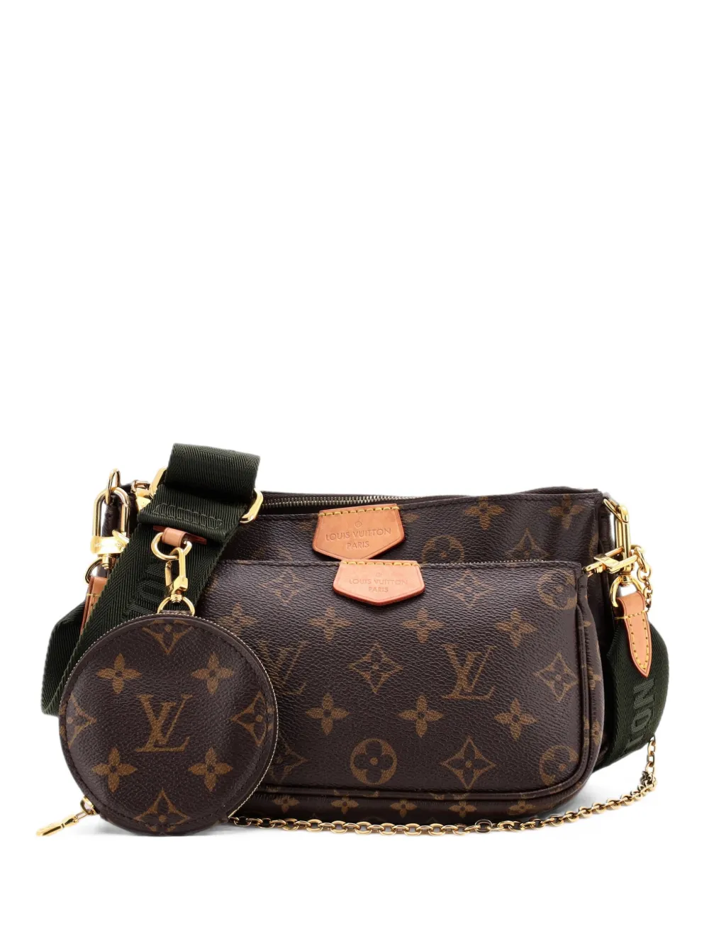 Louis Vuitton Pre-Owned Multi Pochette Accessoires Monogram Canvas crossbody bag - Marron