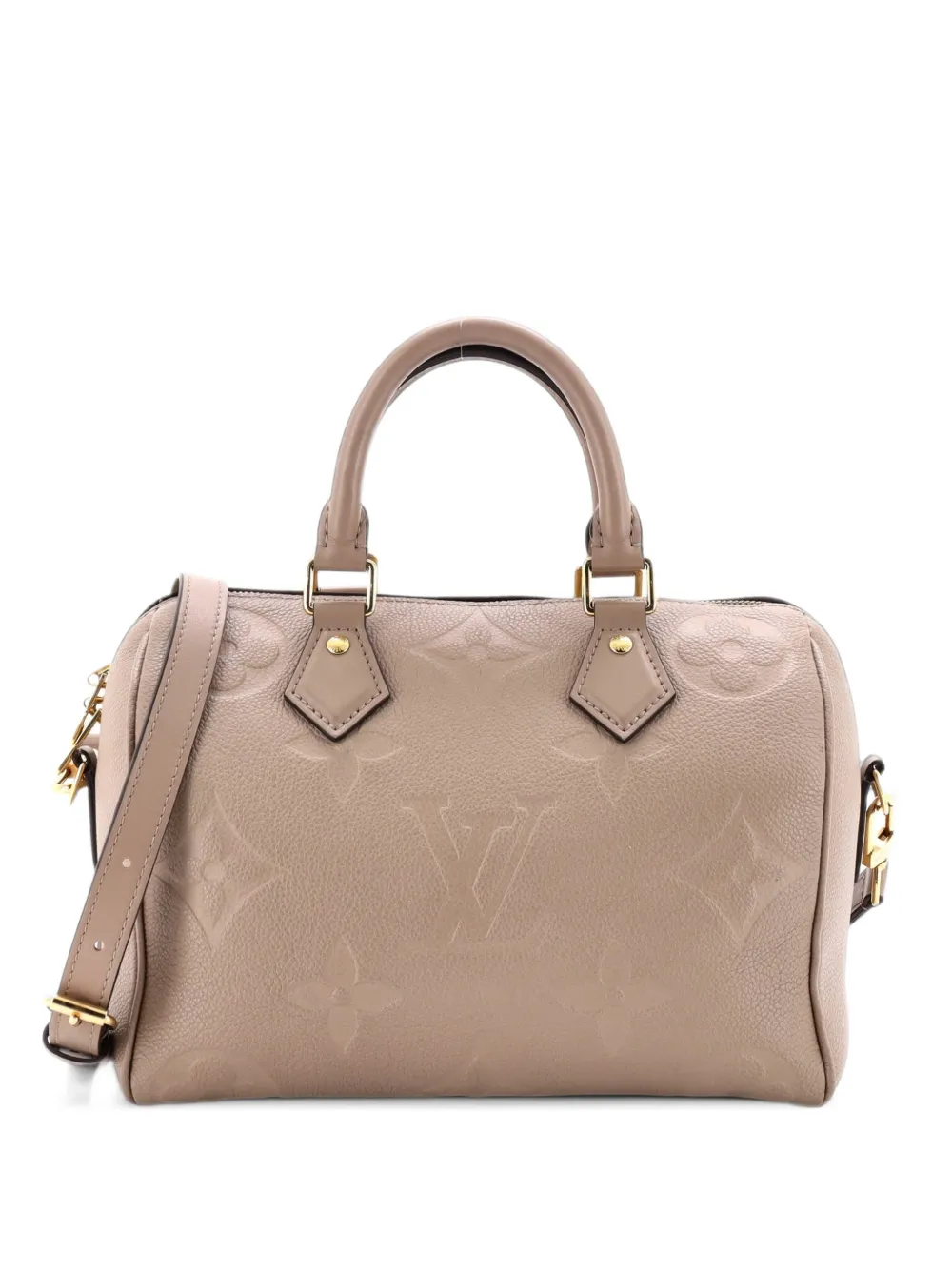 Louis Vuitton Pre-Owned Speedy Bandouliere Bag Monogram Empreinte Giant 25 satchel - Toni neutri