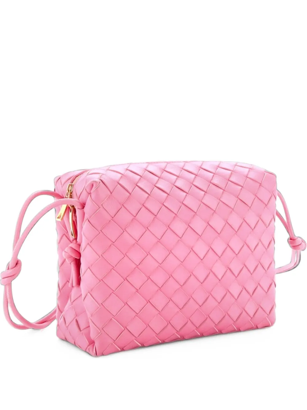 Bottega Veneta Pre-Owned Loop Intrecciato Nappa Small crossbody bag - Rosa