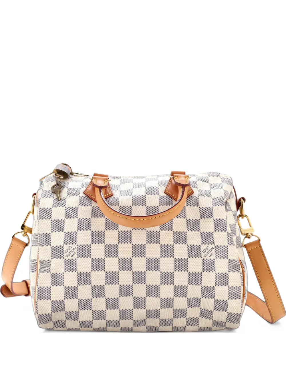 Louis Vuitton Pre-Owned Speedy Bandouliere Bag Damier 25 satchel - Bianco