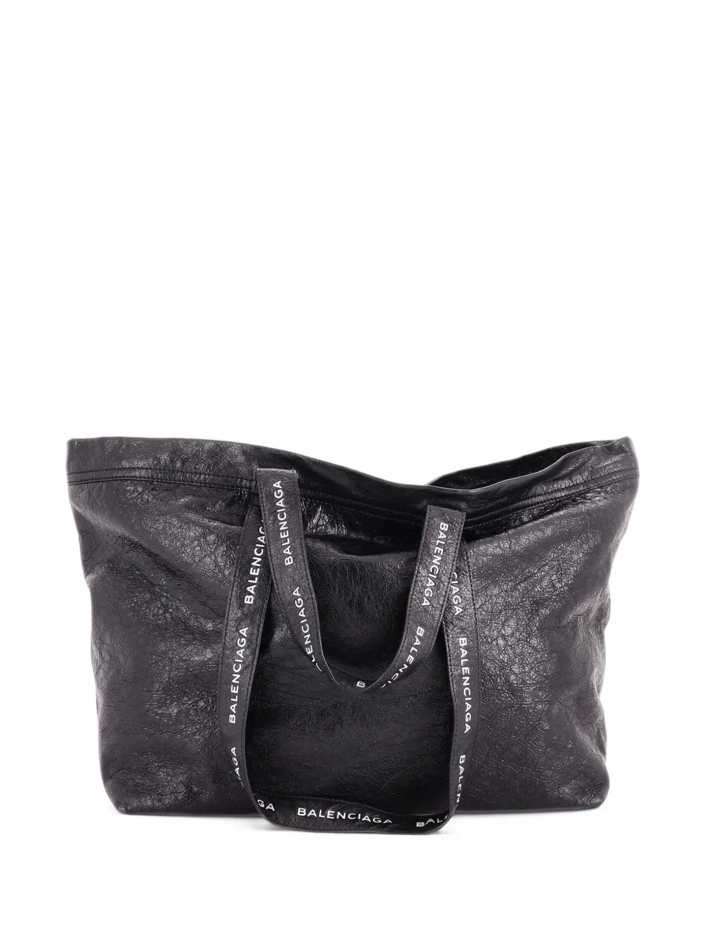 Balenciaga Pre-Owned Carry Shopper Tote Leather Medium shoulder bag - Black