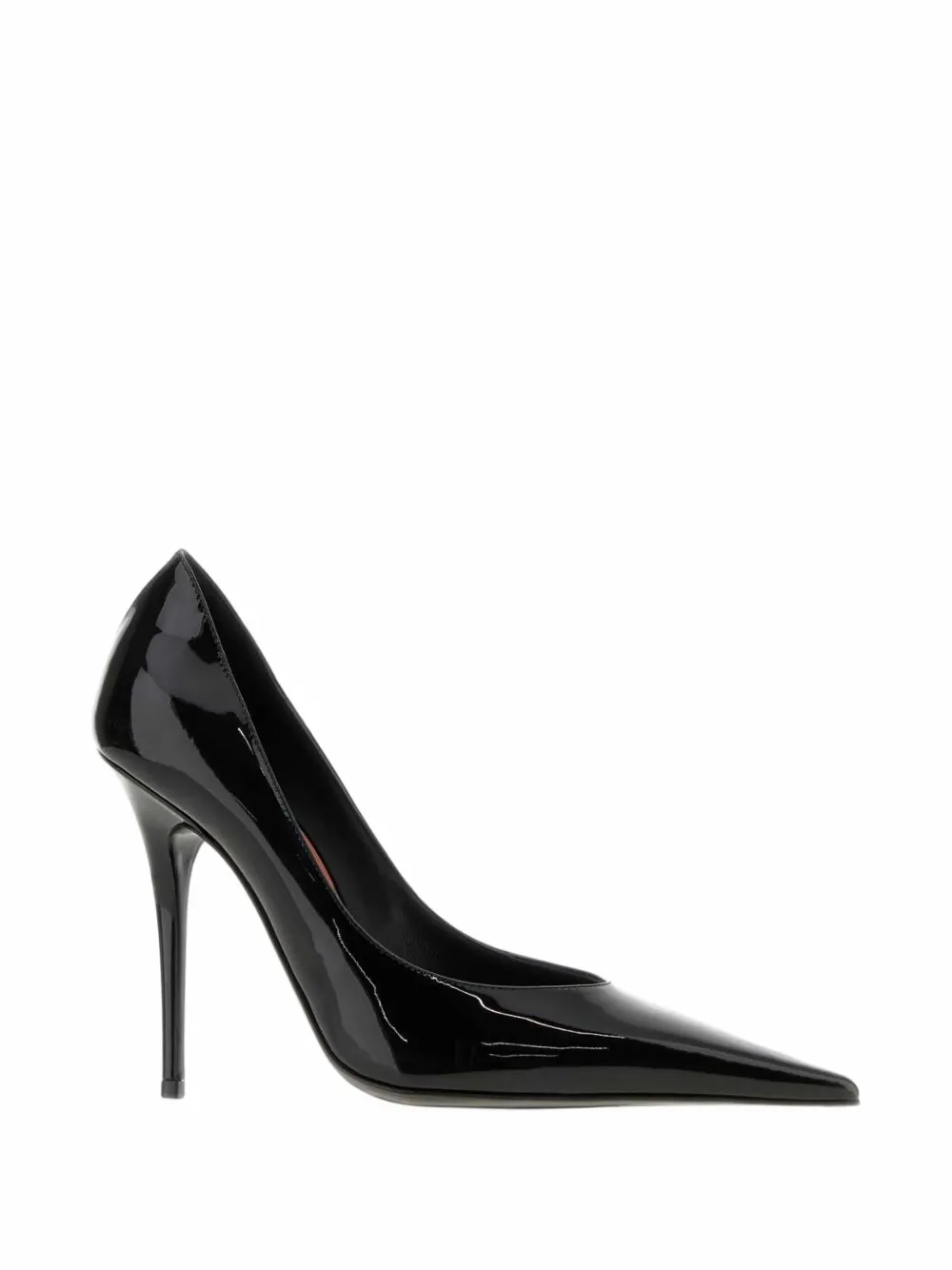 Amina Muaddi Anok 2.0 patent leather pumps in Black