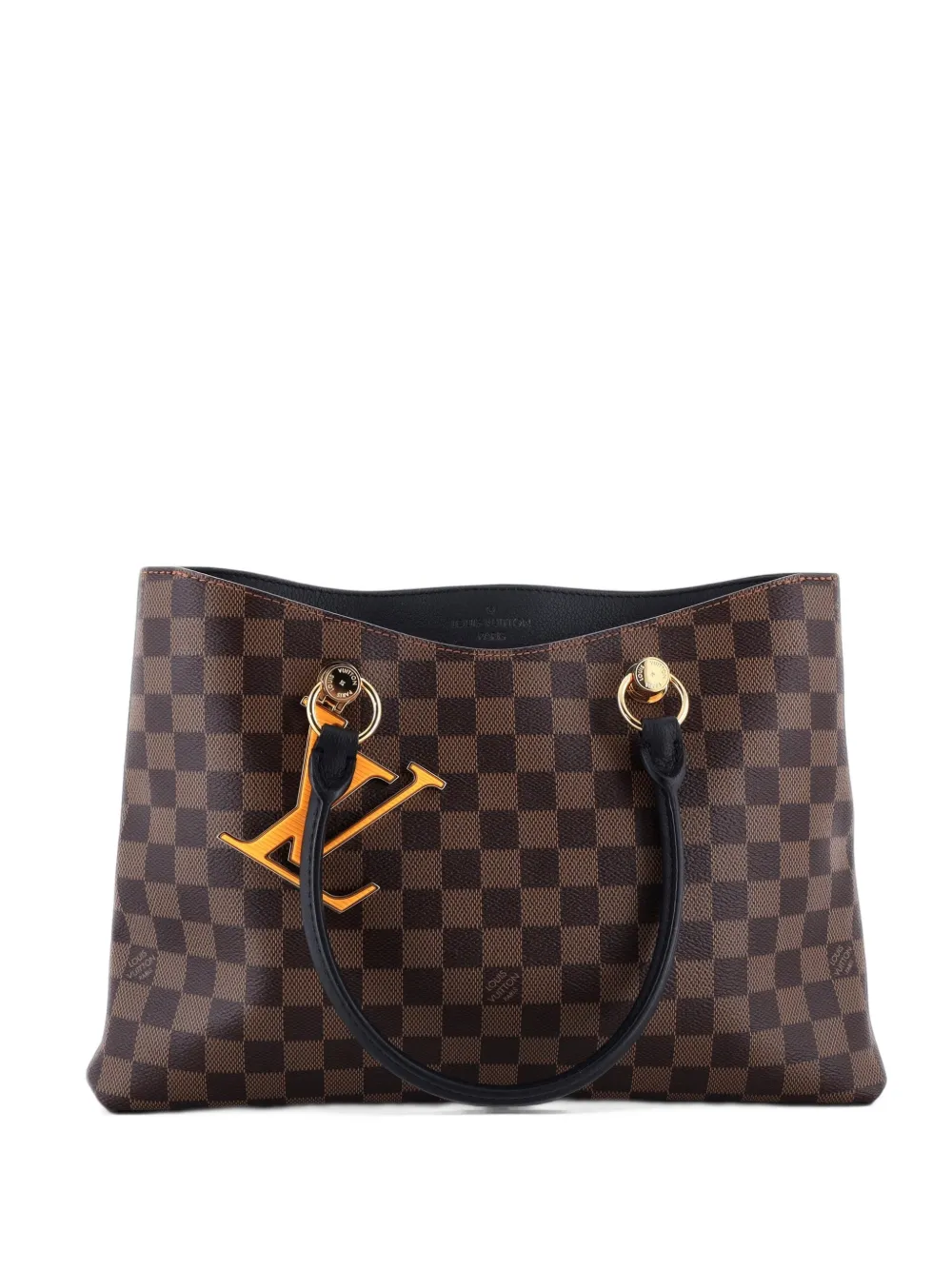 Louis Vuitton Pre-Owned LV Riverside Tote Bag aus Damier-Leder - Schwarz