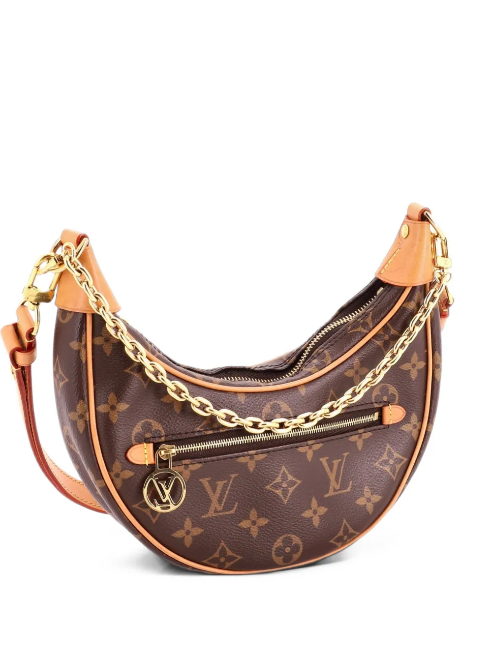 Louis Vuitton Pre-Owned Loop Handbag Monogram Canvas hobo bag - Marrone
