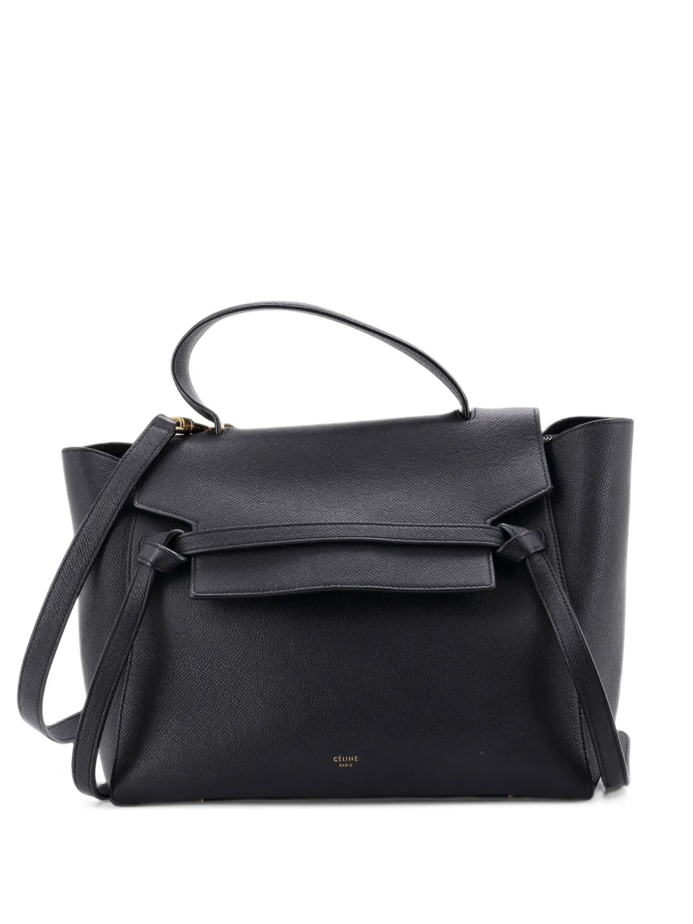 Celine Pre-Owned Mini Belt Bag Schultertasche aus gekörntem Leder - Schwarz