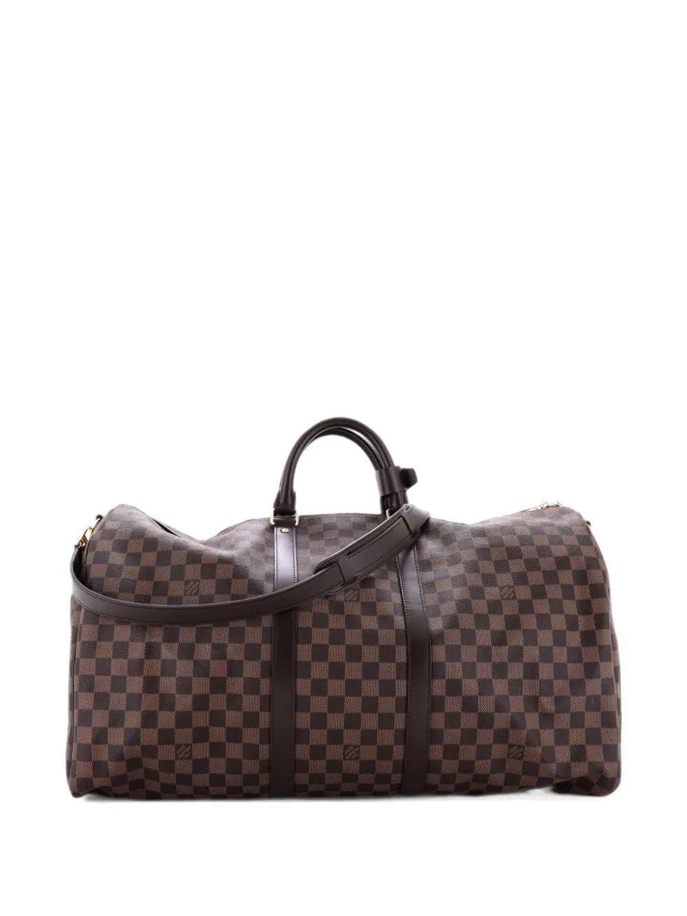 Louis Vuitton Pre-Owned Keepall Bandouliere Bag Damier 55 travel bag - Marrone