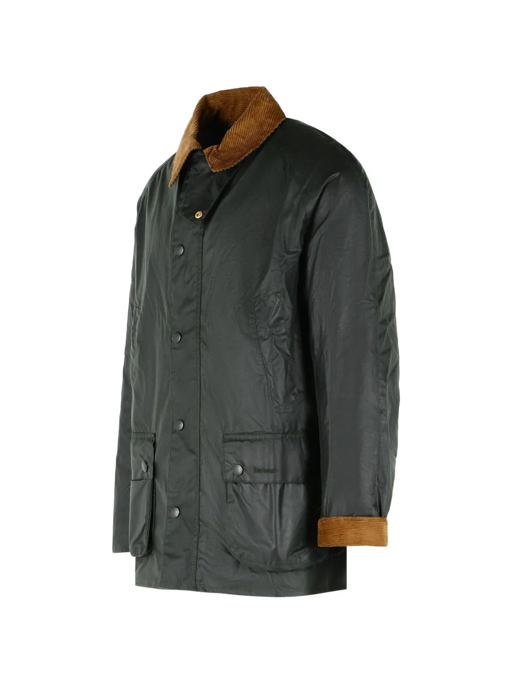 Barbour Essential vest met elleboog-patch Groen