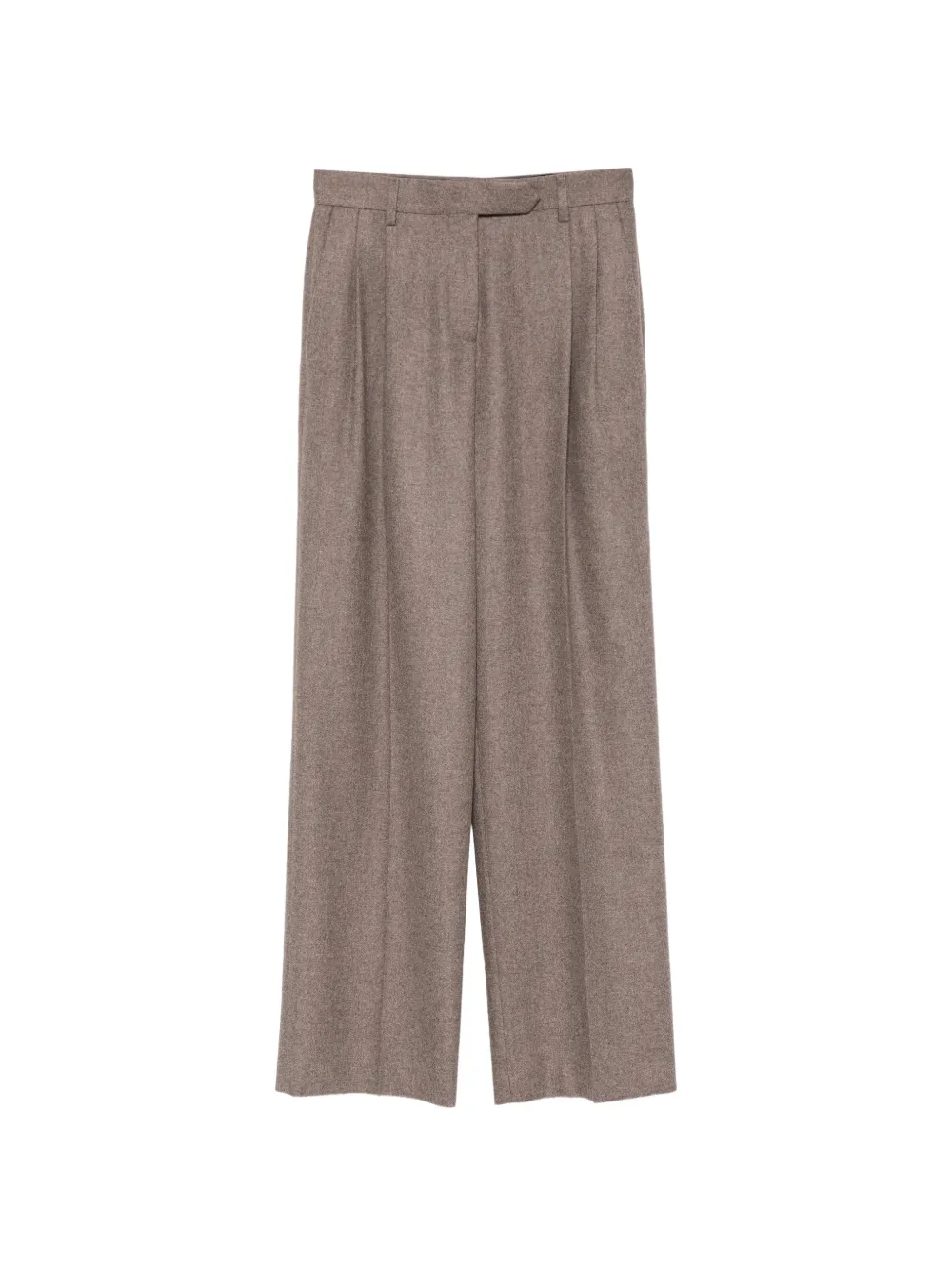 Gabriela Hearst pleated straight-leg trousers Bruin