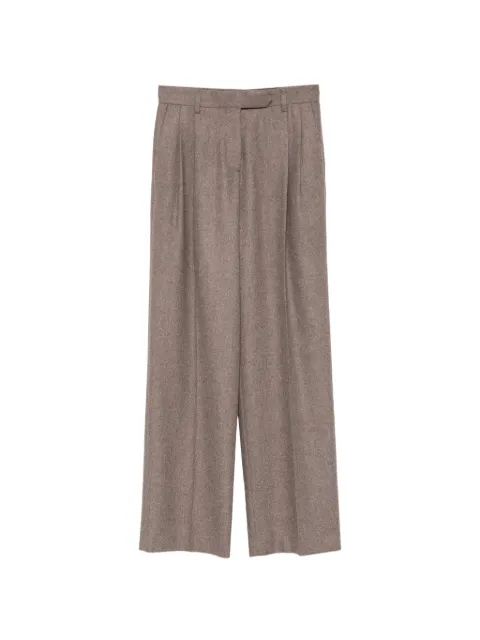 Gabriela Hearst pleated straight-leg trousers