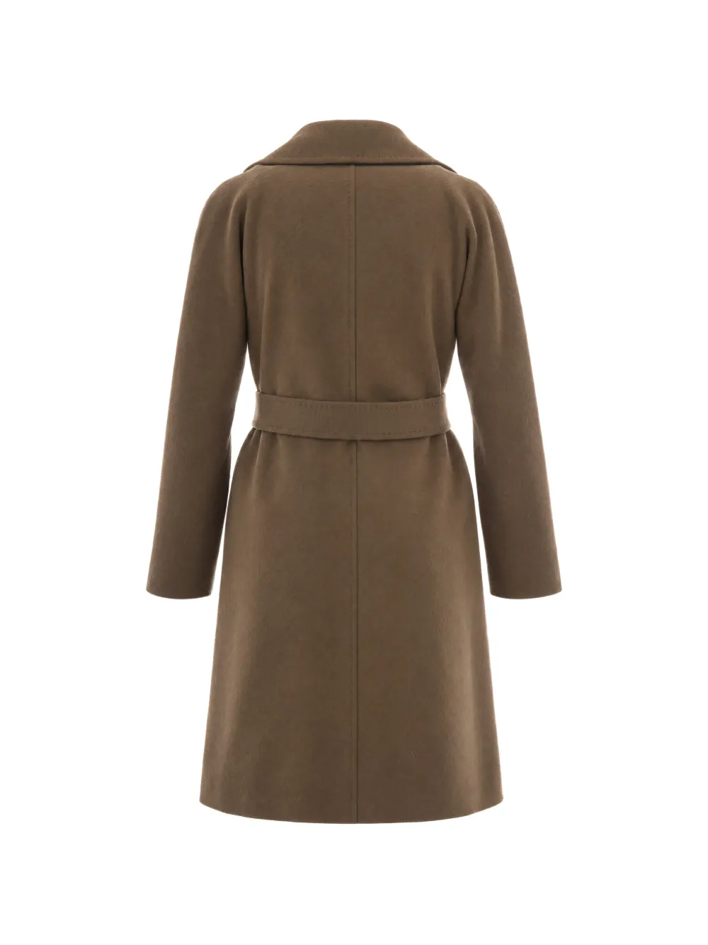 Max Mara belted virgin-wool coat Bruin