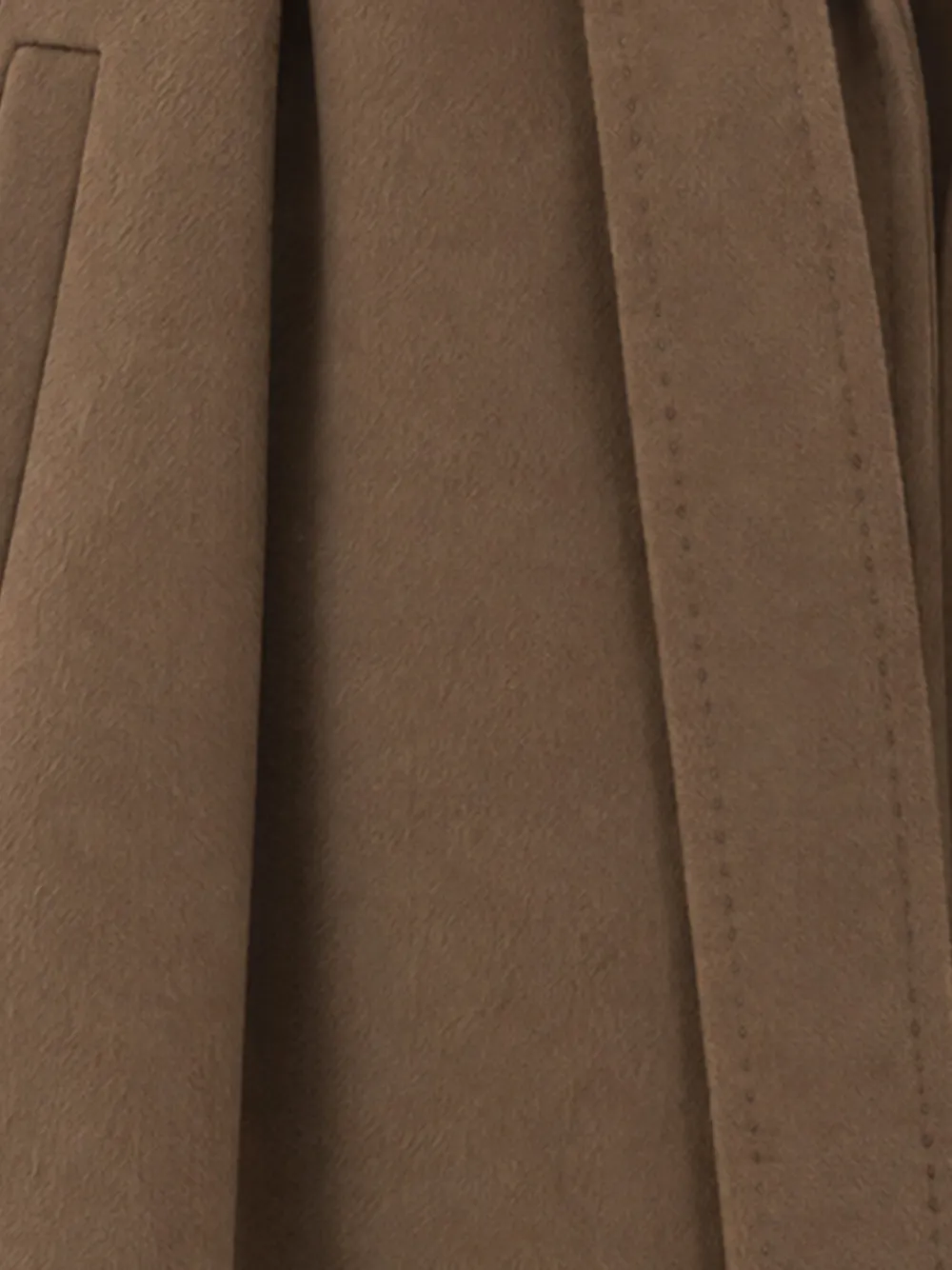 Max Mara belted virgin-wool coat Bruin