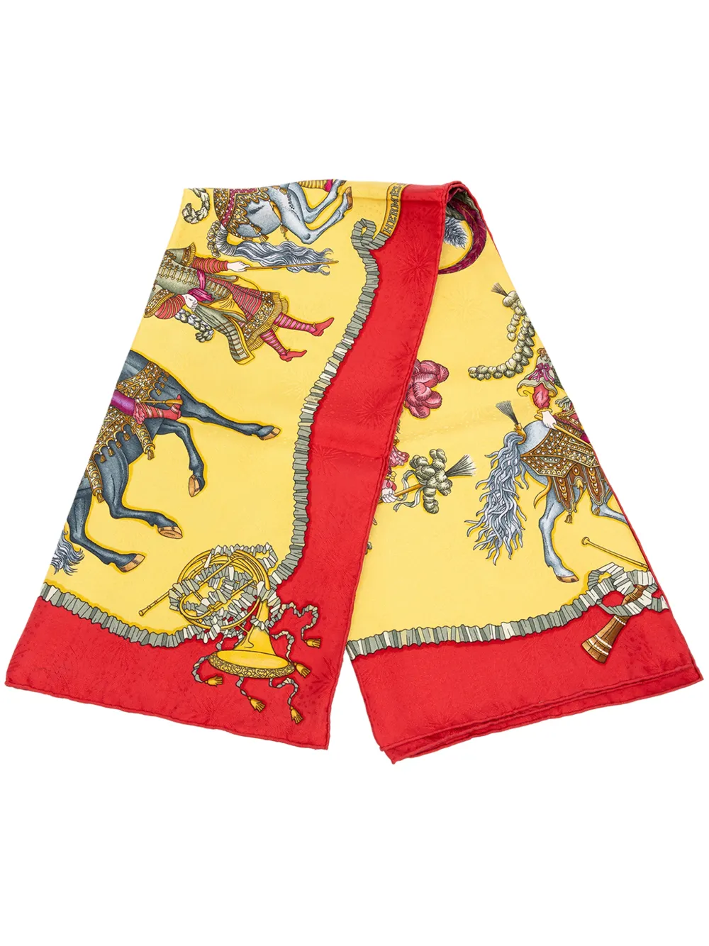 Hermès Pre-Owned 1994 Les Fetes Du Roi Soleil Silk Scarf 90 scarves - Mehrfarbig