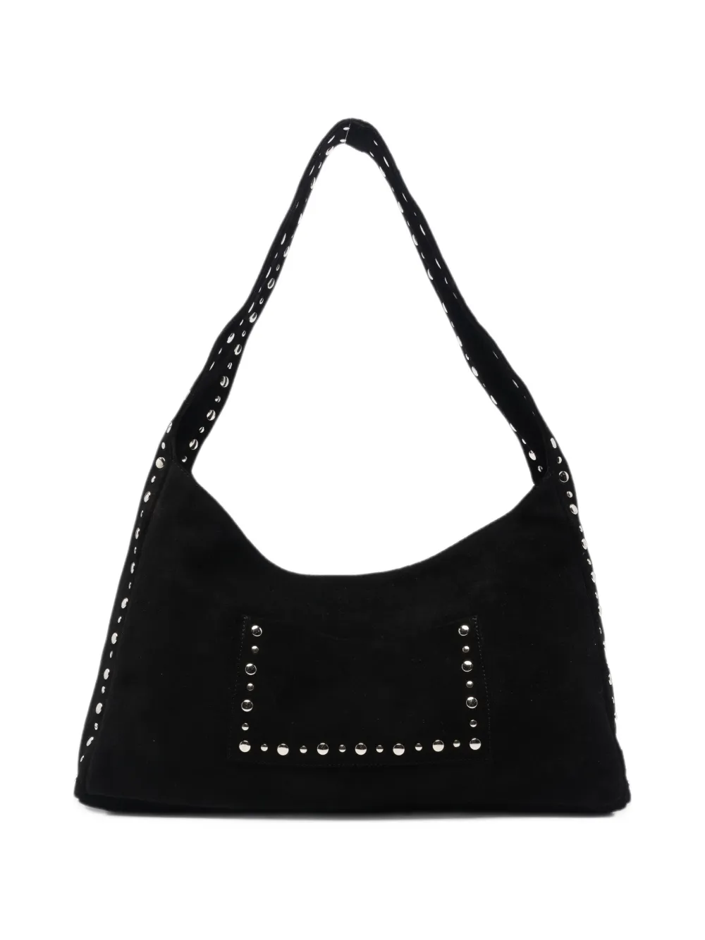 Gimaguas maxi Franca stud-embellished shoulder bag - Nero