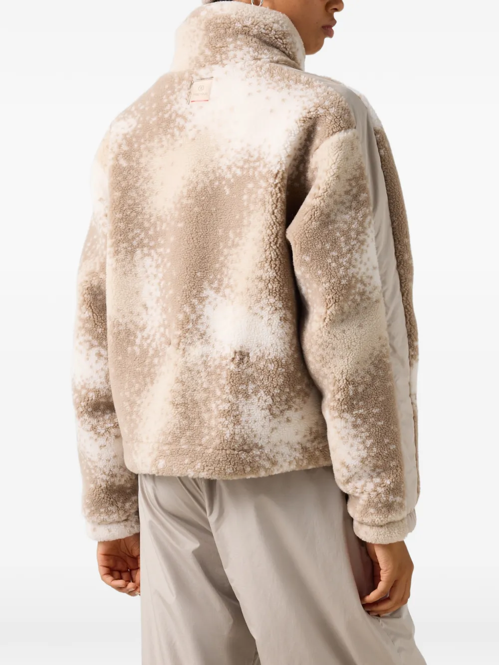BOGNER FIRE+ICE Ninetta jacquard-design jacket Beige