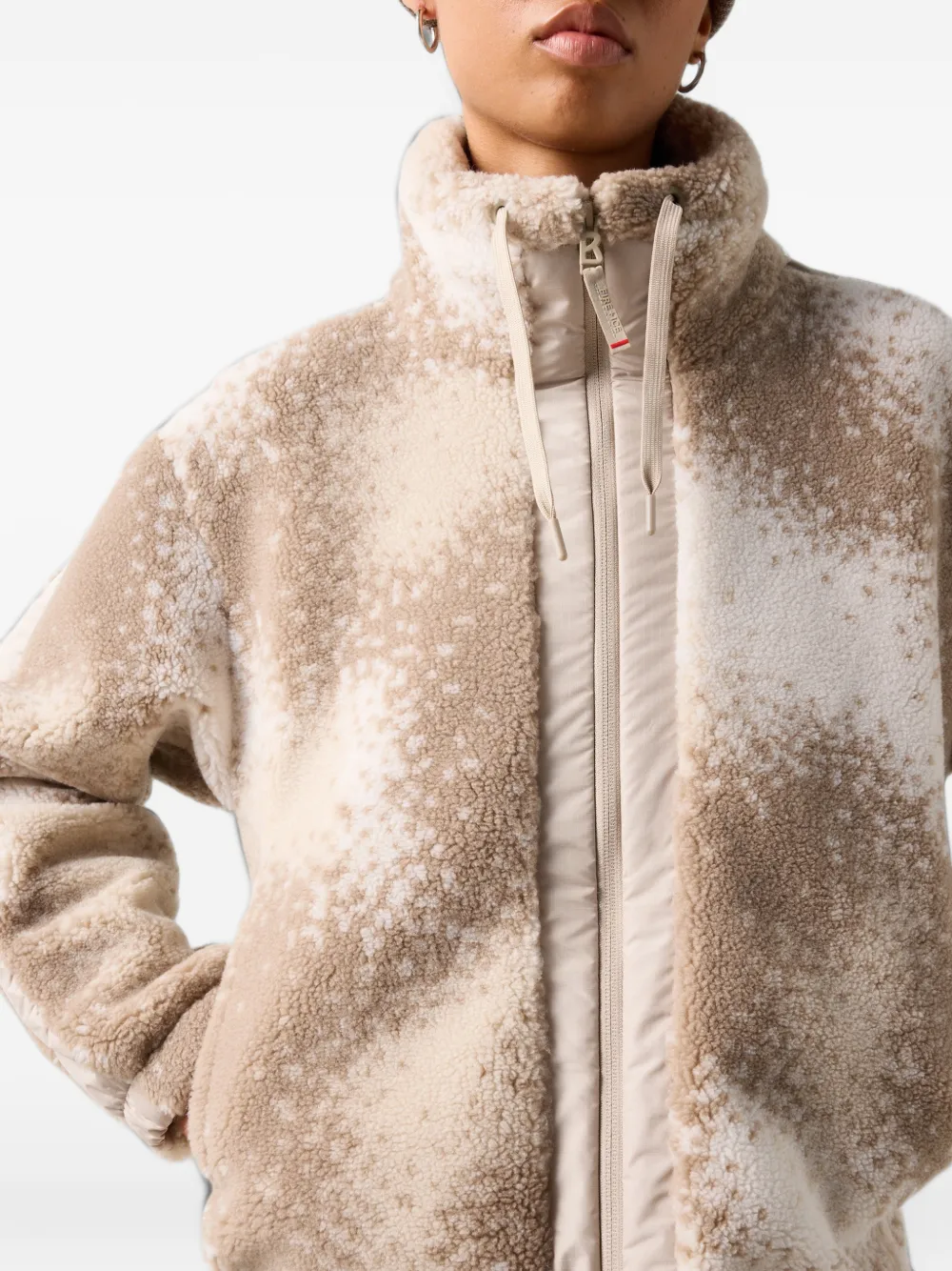 BOGNER FIRE+ICE Ninetta jacquard-design jacket Beige