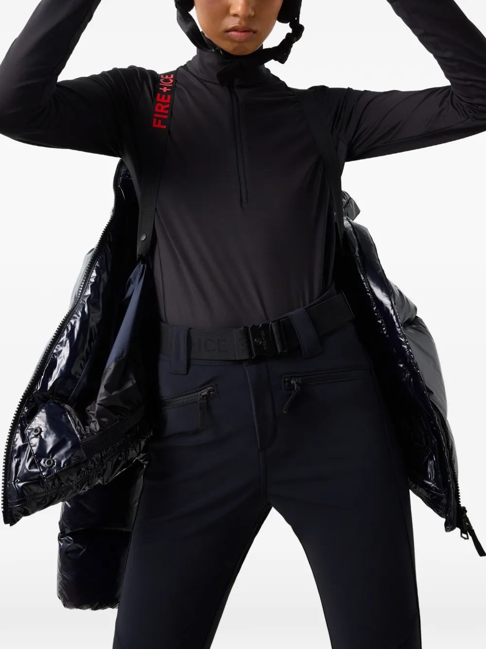 BOGNER FIRE+ICE Vally quilted down ski jacket Blauw