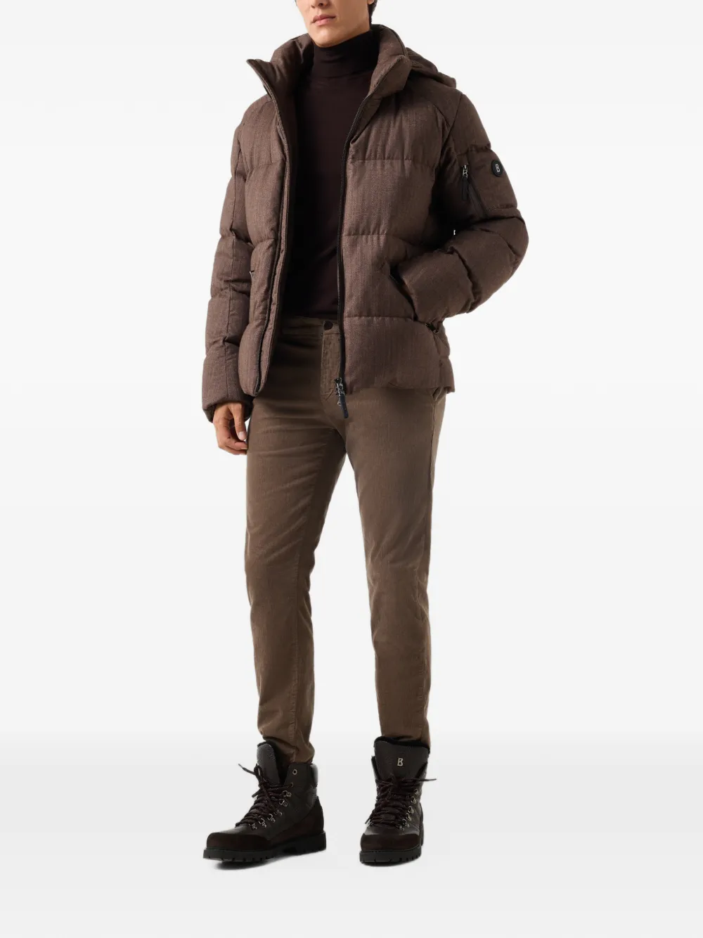 BOGNER Riley ribfluwelen broek Bruin