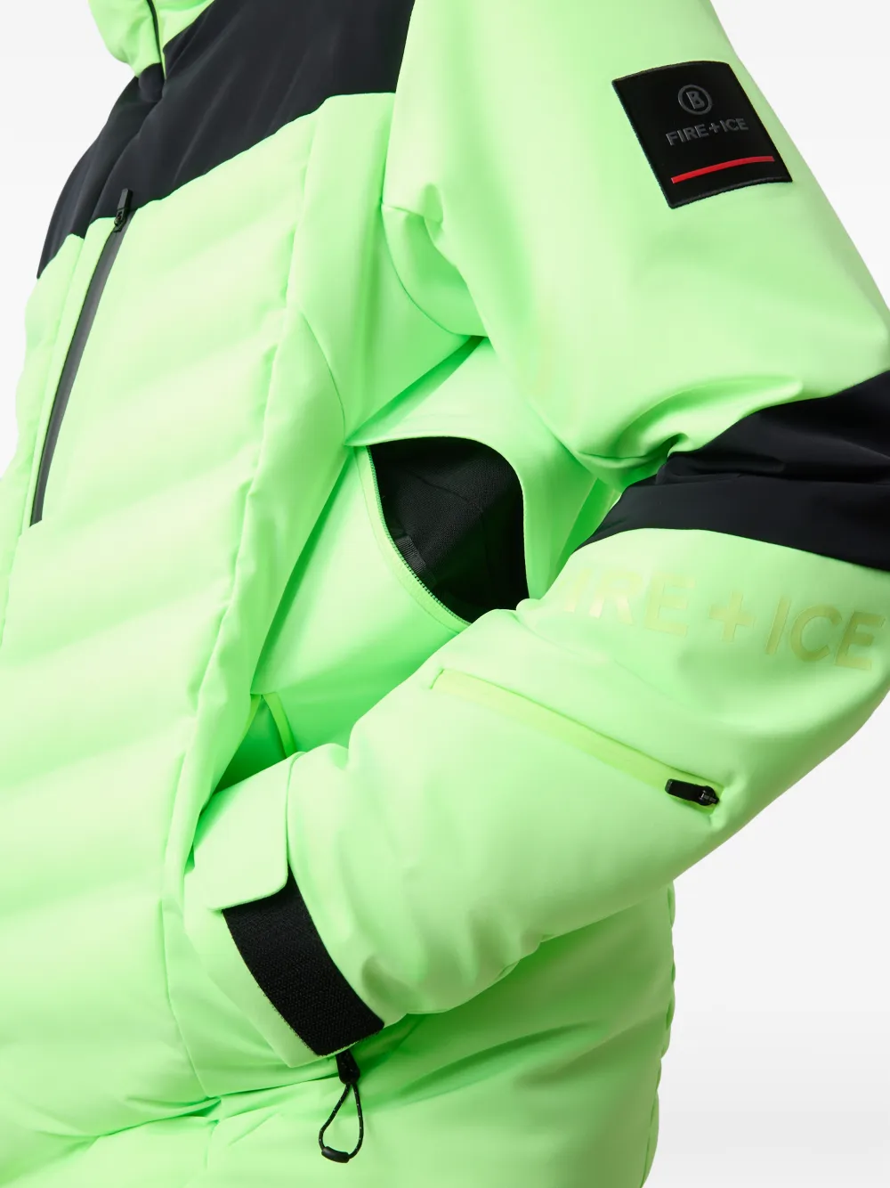 BOGNER FIRE+ICE Radek hooded ski jacket Groen