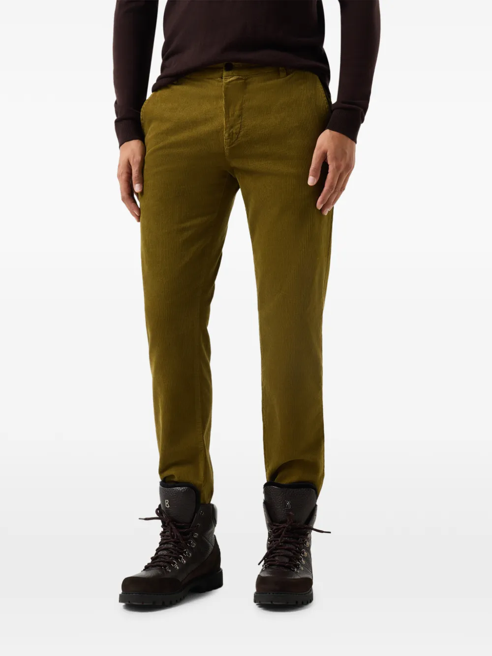 BOGNER Riley Casual corduroy trousers Groen