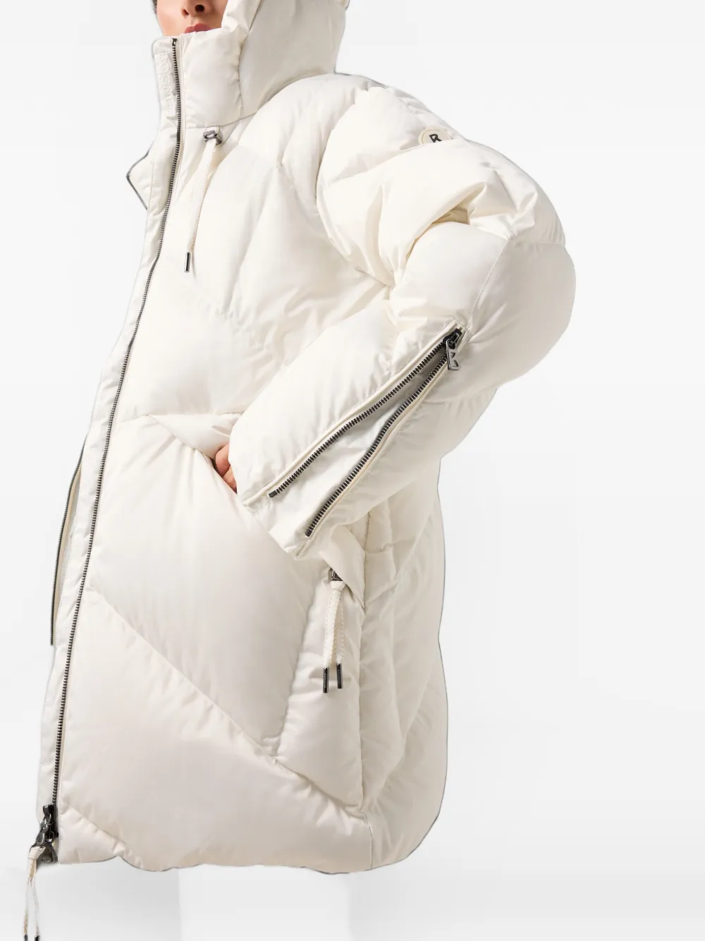 BOGNER Glenda quilted down parka coat Wit