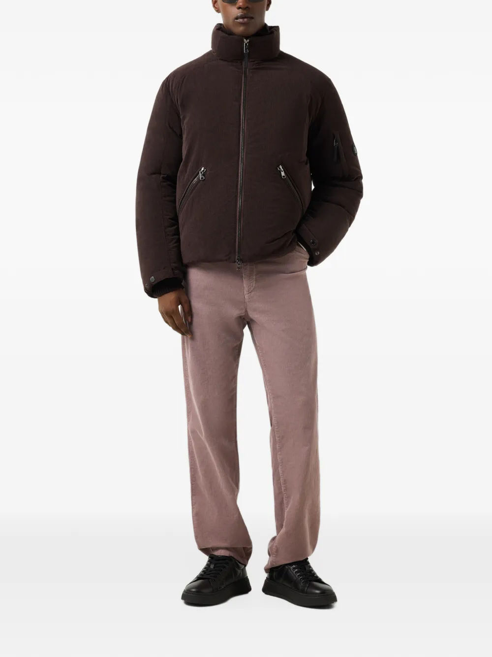 BOGNER Bert corduroy-effect padded jacket Bruin