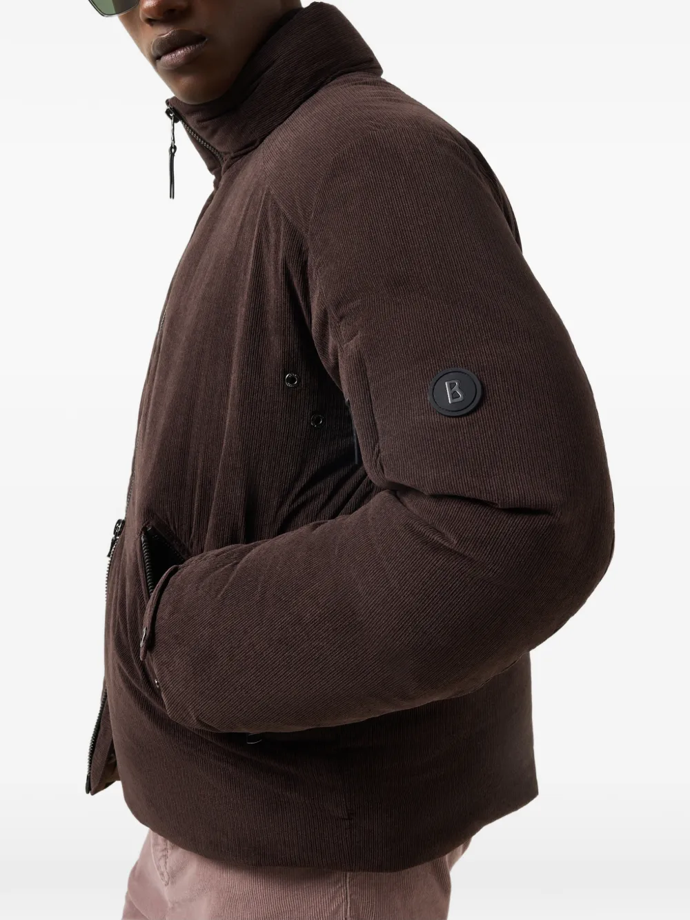 BOGNER Bert corduroy-effect padded jacket Bruin
