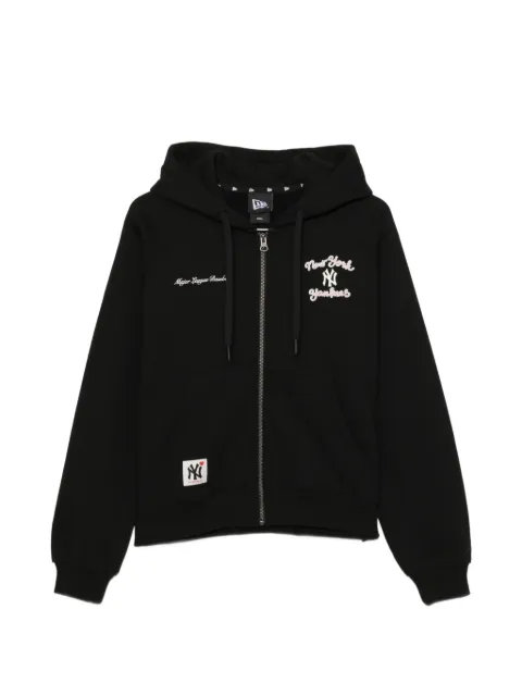 NEW ERA CAP logo-embroidered raglan hoodie