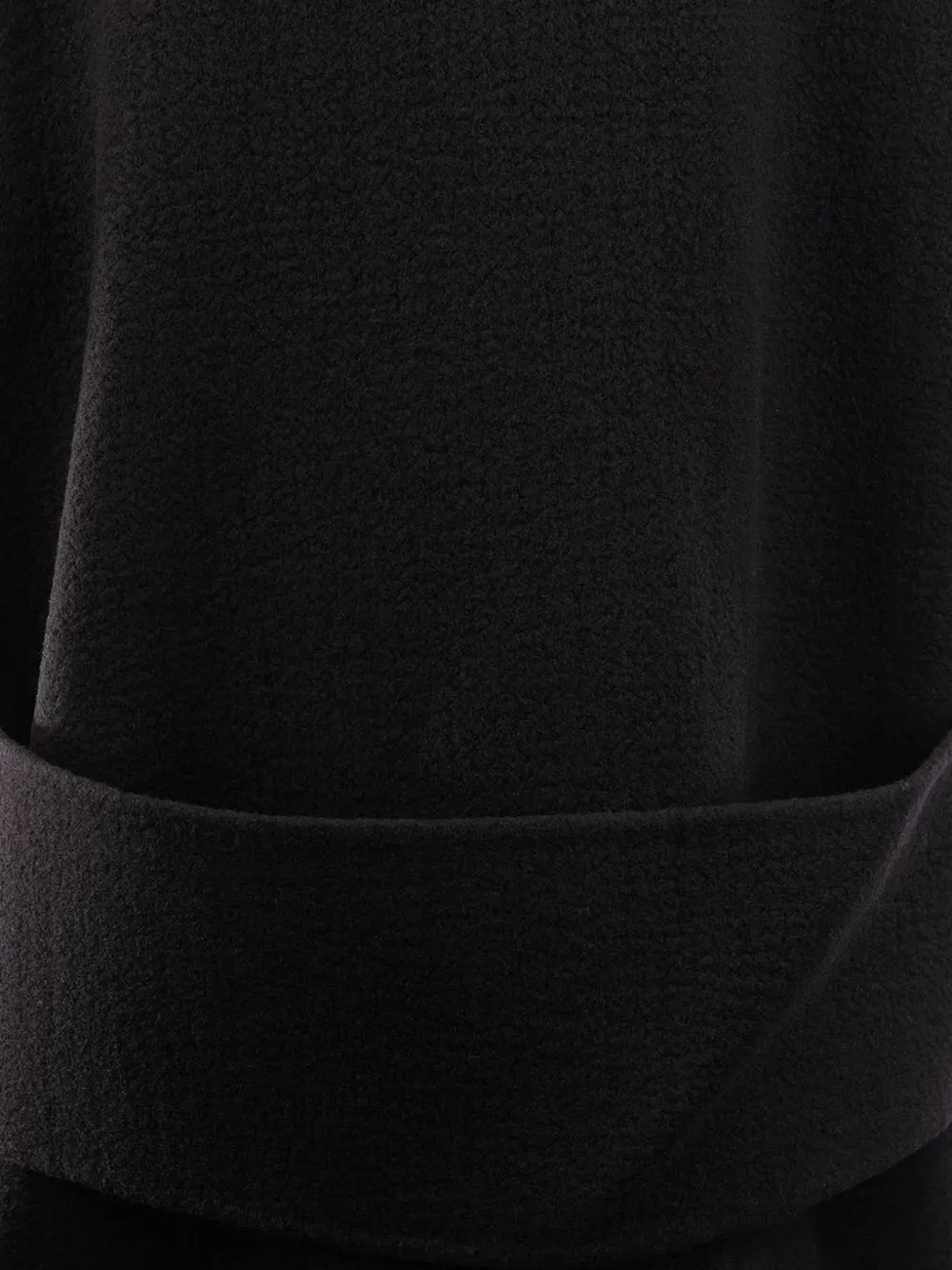 Sportmax sleeveless oversized-collar coat Zwart