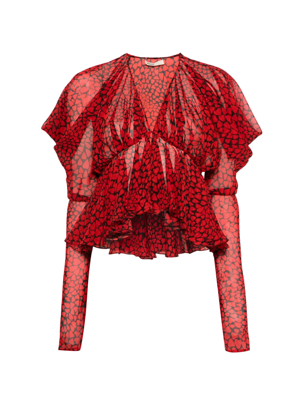 KHAITE Tylar top - Red