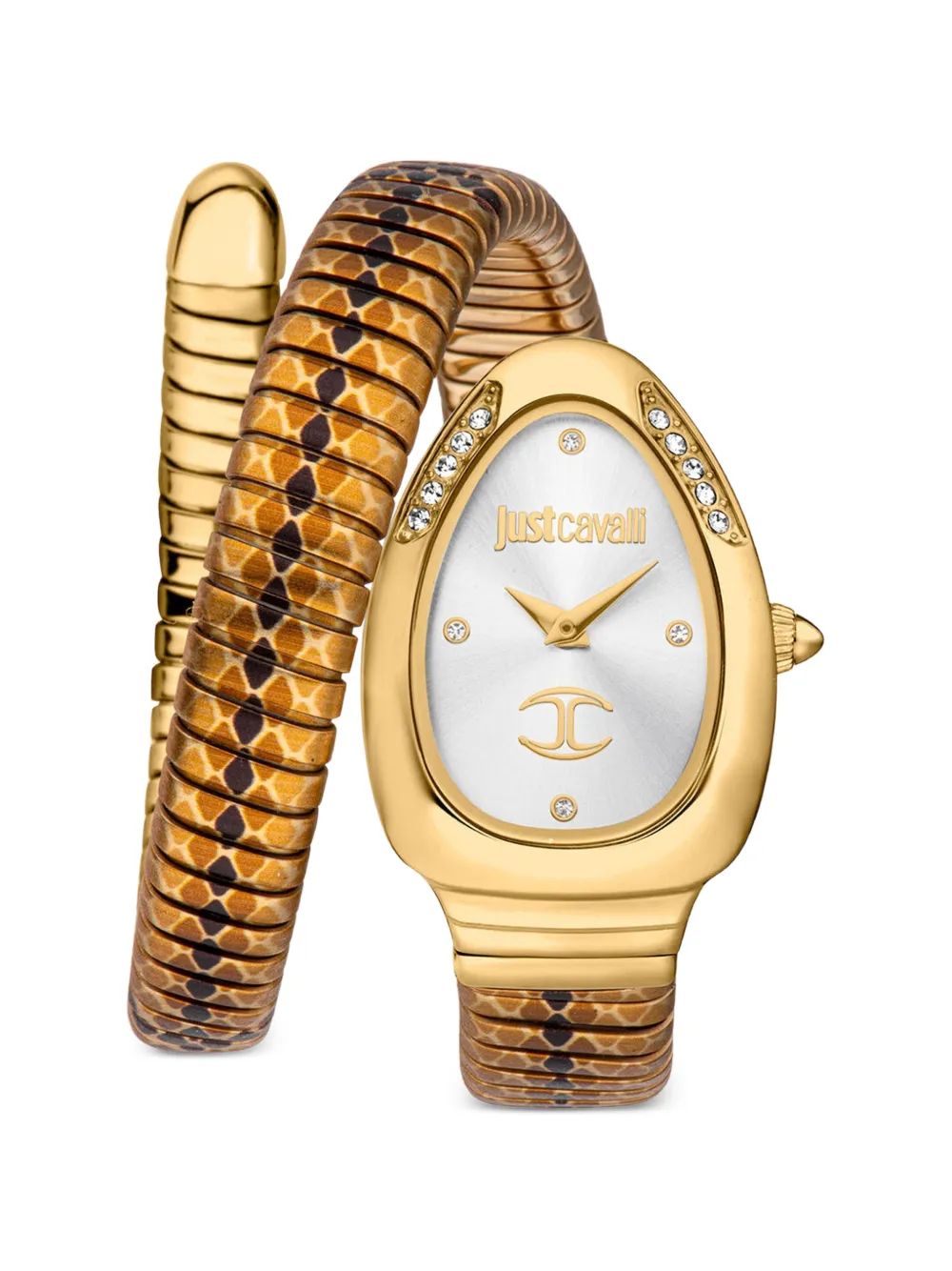 Just Cavalli Snake 22mm watch - Argento