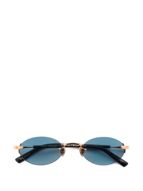 Gast Quantum oval-frame sunglasses