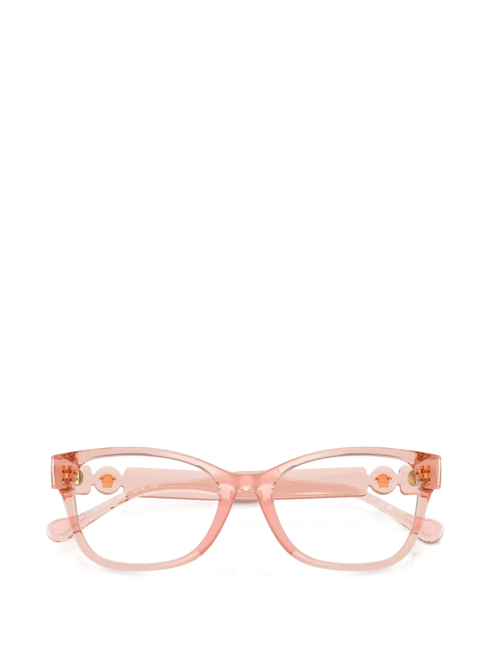 Versace Kids Medusa plaque cat-eye glasses Roze