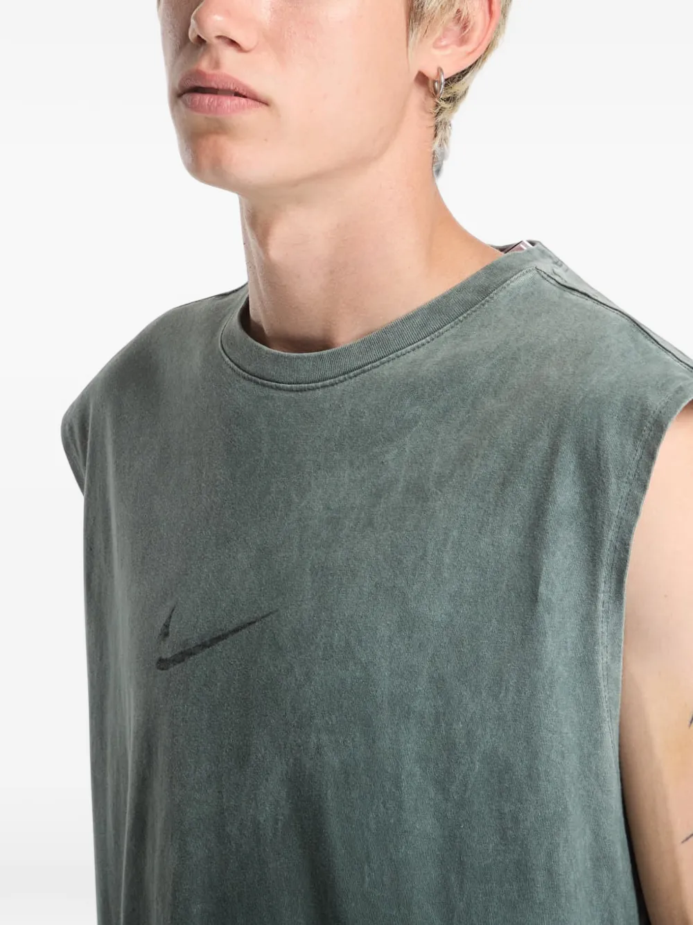 Nike sleeveless T-shirt Groen