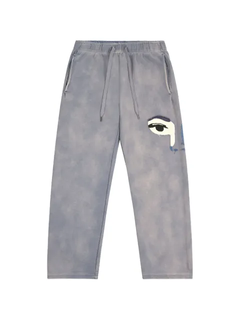 KidSuper eye-print track pants