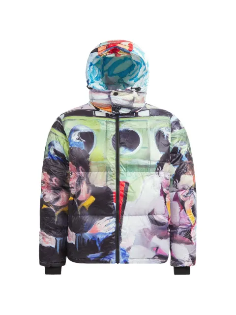 KidSuper Sunday Mornings printed puffer jacket