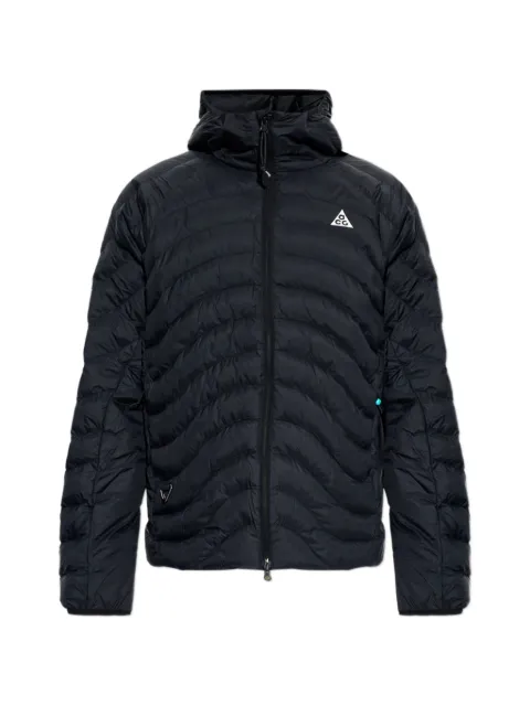 Nike Lava Flow quilted hooded jacket