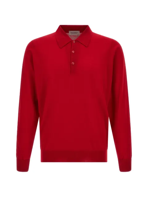 John Smedley Dorset long-sleeve polo shirt