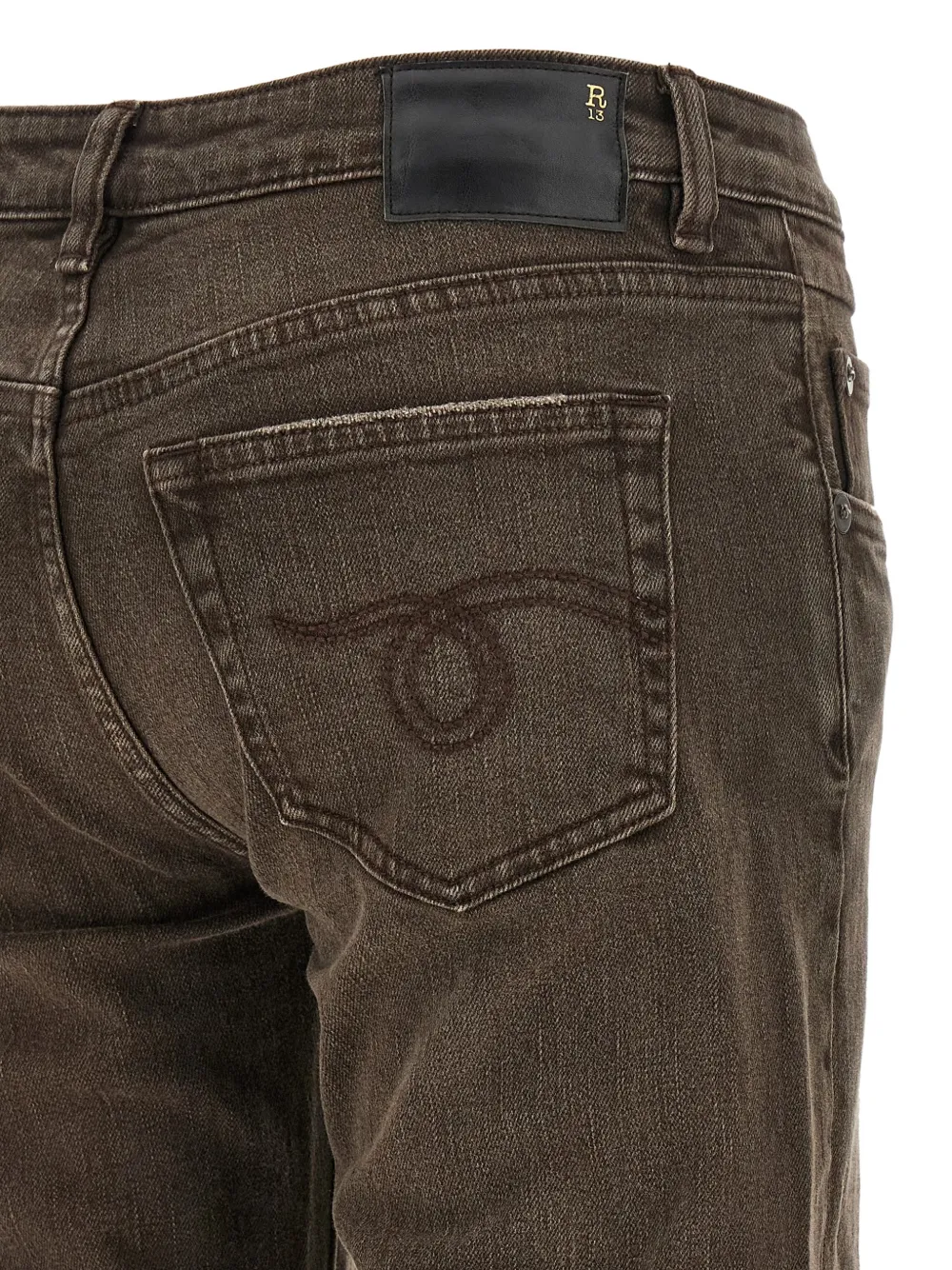 R13 Boy Flare jeans Bruin